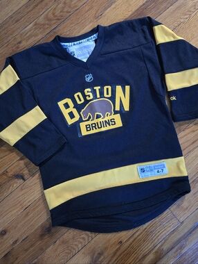 Boston Bruins Kids Hockey Jersey, Bergeron, Size 4-7